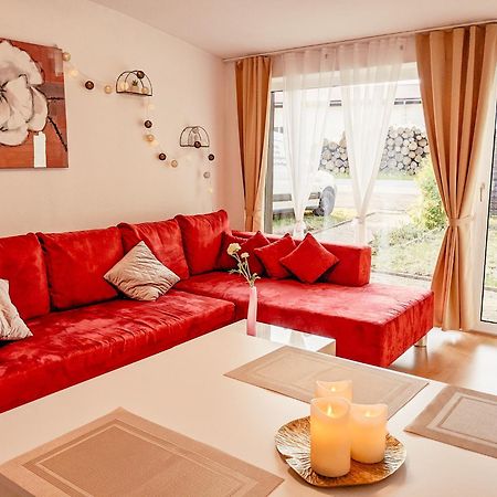 W5 - Urlaubsmagie - Wohnung Mit Grill, Terrasse & Pool Lichtenhain  エクステリア 写真
