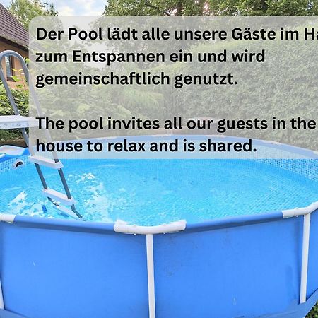W5 - Urlaubsmagie - Wohnung Mit Grill, Terrasse & Pool Lichtenhain  エクステリア 写真