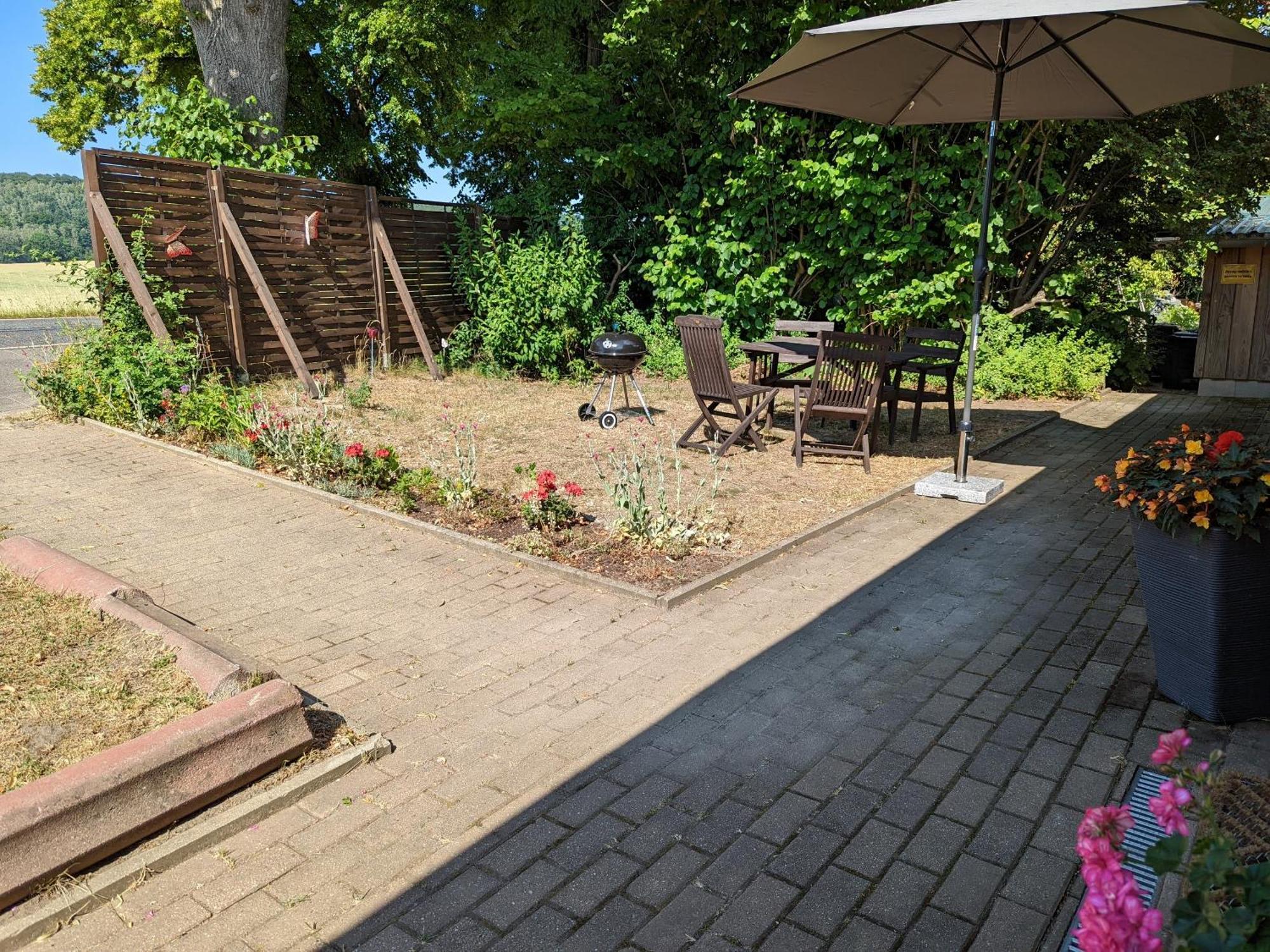 W5 - Urlaubsmagie - Wohnung Mit Grill, Terrasse & Pool Lichtenhain  エクステリア 写真