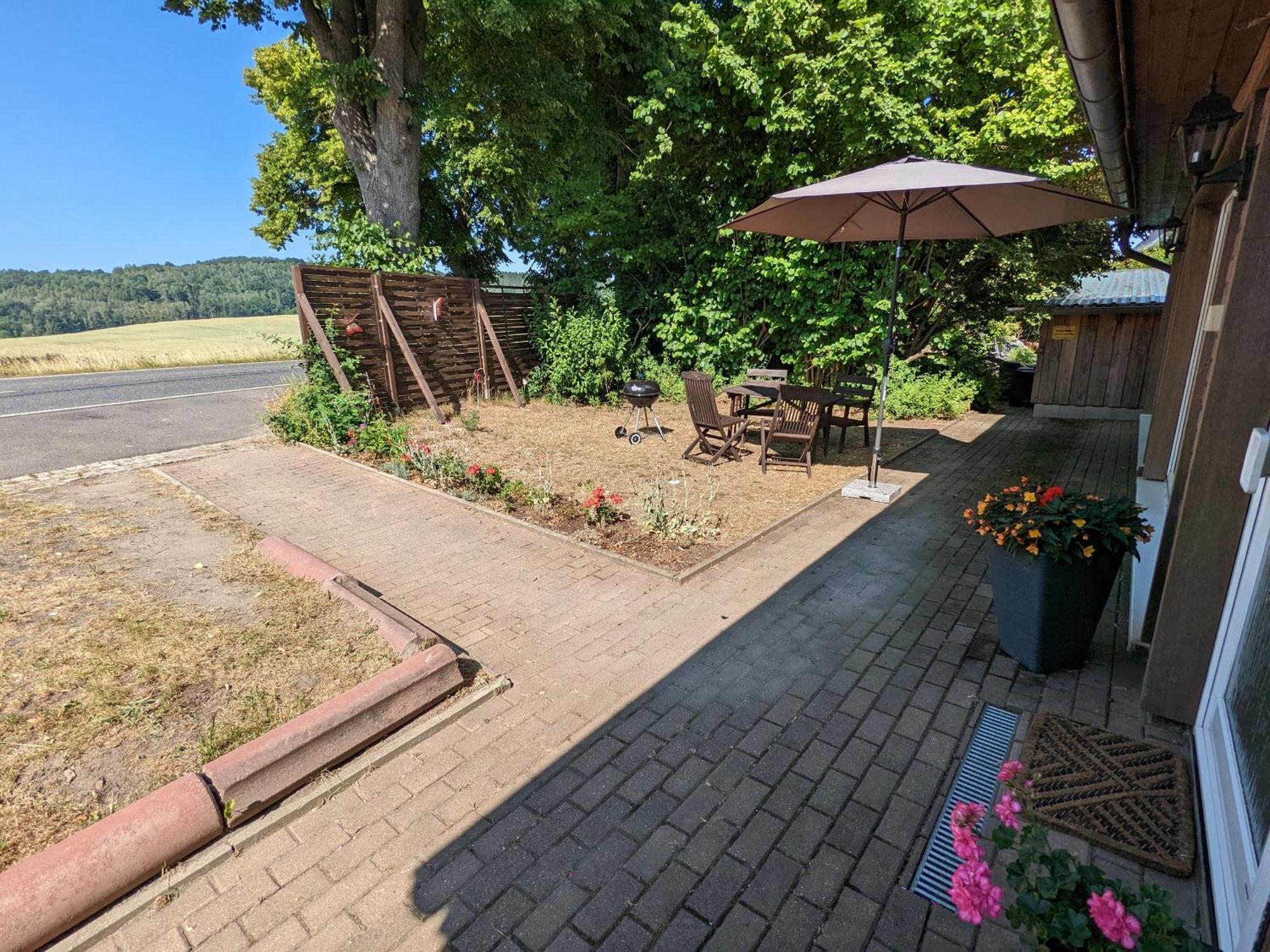 W5 - Urlaubsmagie - Wohnung Mit Grill, Terrasse & Pool Lichtenhain  エクステリア 写真